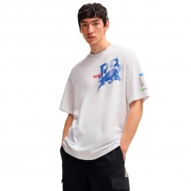 тениска,мъжки,тениски,hugo,dflorire05,rb24,10262283,short,sleeve,t,shirt,white