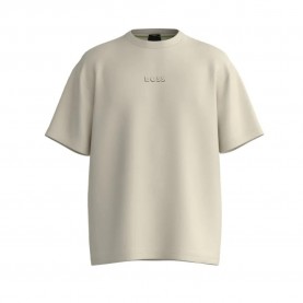 тениска,мъжки,тениски,boss,10,10262150,short,sleeve,t,shirt,open,white,(beige)