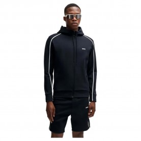 блуза,мъжки,пуловери,boss,saggy,1,full,zip,sweatshirt,black