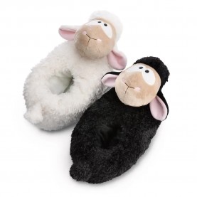 пантофи,детски,сандали,и,чехли,nici,sheep,wool,y,gang,slippers,white,black,(multicolor)