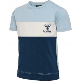 тениска,детски,тениски,hummel,azur,block,short,sleeve,t,shirt,blue,(celestial,blue)