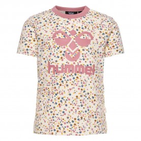 тениска,детски,тениски,hummel,karen,aop,short,sleeve,t,shirt,beige,(turtledove)