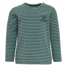 тениска,детски,тениски,hummel,mullet,long,sleeve,t,shirt,deep,teal,(green)