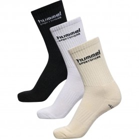 чорапи,мъжки,чорапи,hummel,sportswear,long,socks,3,pairs,multi,colour,(multicolor)