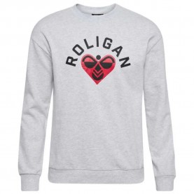 блуза,мъжки,пуловери,hummel,roligan,sweatshirt,grey,(light,grey,melange)