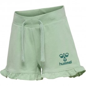 къси,панталони,детски,панталони,hummel,talya,ruffle,shorts,green,(silt,green)