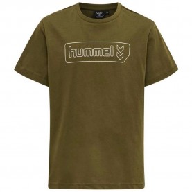 тениска,детски,тениски,hummel,tomb,short,sleeve,t,shirt,dark,olive,(green)