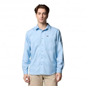 риза,с,дълъг,ръкав,мъжки,ризи,columbia,silver,ridge™,utility,lite,plaid,long,sleeve,shirt,ripple,blue,large,(blue)