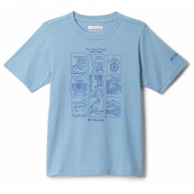 тениска,детски,тениски,columbia,valley,creek™,graphic,short,sleeve,t,shirt,blue,(ripple,blue)