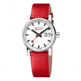 часовник,часовници,mondaine,sbb,30210,evo2,watch,red