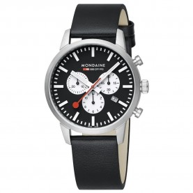 часовник,часовници,mondaine,sbb,chro,watch,black