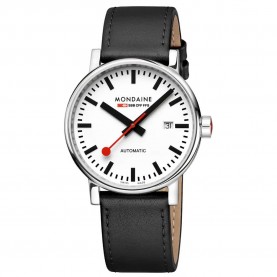 часовник,часовници,mondaine,sbb,evo,big,auto,watch,brown