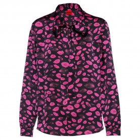 дамски,блузи,дамски,ризи,hugo,cisena,1,long,sleeve,blouse,black