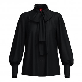 риза,с,дълъг,ръкав,дамски,блузи,дамски,ризи,hugo,edunia,long,sleeve,shirt,black,(black)