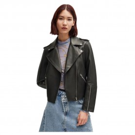 яке,дамски,якета,и,палта,hugo,lujana,leather,jacket,black