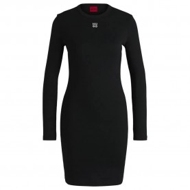 рокля,дамски,поли,и,рокли,hugo,nemalia,1,long,sleeve,short,dress,black