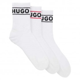 чорапи,дамски,чорапи,hugo,sporty,10260645,socks,3,pairs,white,(white)