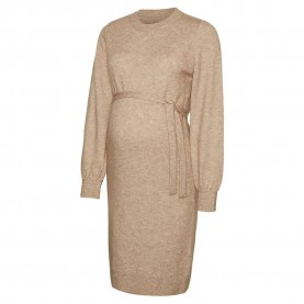 рокля,дамски,поли,и,рокли,mamalicious,newanne,maternity,long,sleeve,dress,refurbished,beige,(natural,melange)