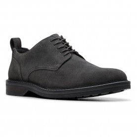 обувки,мъжки,обувки,clarks,shoes,aldwin,lace,shoes,dark,grey,suede,(grey)