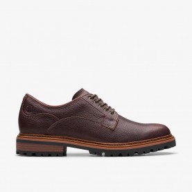 Обувки Clarks shoes Ridge Lo shoes - Brown (Brown Scotch Grain) обувки,мъжки,обувки,clarks,shoes,ridge,lo,shoes,brown,(brown,scotch,grain)
