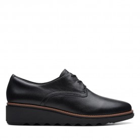 Обувки Clarks shoes Sharon Rae shoes - Black (Black Leather) обувки,дамски,обувки,clarks,shoes,sharon,rae,shoes,black,(black,leather)