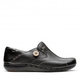 обувки,дамски,обувки,clarks,shoes,un,loop,shoes,black