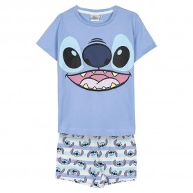 пижама,детски,пижами,stitch,stitch,short,sleeve,pyjama,blue,(blue)