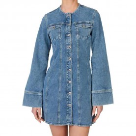 рокля,дамски,поли,и,рокли,pepe,jeans,ella,long,sleeve,short,dress,blue