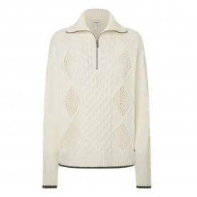 блуза,дамски,пуловери,дамски,плетени,дрехи,pepe,jeans,hada,half,zip,sweater,beige