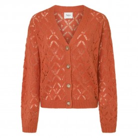 жилетка,дамски,пуловери,дамски,плетени,дрехи,pepe,jeans,hailey,cardigan,sunset,orange,(orange)