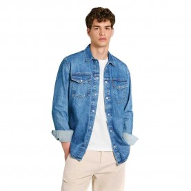риза,с,дълъг,ръкав,мъжки,ризи,pepe,jeans,pm308584,long,sleeve,shirt,blue