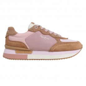 маратонки,дамски,маратонки,pepe,jeans,rusper,mania,trainers,brown,pink,(cognac,brown)