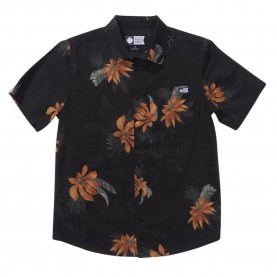 риза,с,къс,ръкав,детски,ризи,salty,crew,bloomin,woven,short,sleeve,shirt,black,(black)