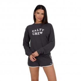 блуза,дамски,блузи,salty,crew,first,mate,sweatshirt,black,(charcoal)