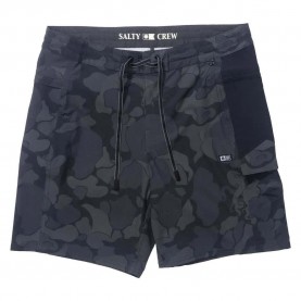 бански,гащета,мъжки,бански,костюми,salty,crew,flagship,boatshort,swimming,shorts,black