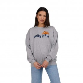 блуза,дамски,блузи,salty,crew,fun,in,the,sun,sweatshirt,grey,(athletic,heather)