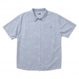 риза,с,къс,ръкав,мъжки,ризи,salty,crew,good,vibes,woven,short,sleeve,shirt,blue,fog,(blue)