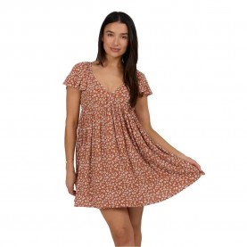 рокля,дамски,поли,и,рокли,salty,crew,mainland,short,sleeve,dress,sierra,(brown)