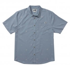 риза,с,къс,ръкав,мъжки,ризи,salty,crew,micro,vibes,tech,woven,short,sleeve,shirt,blue,(deep,sea)