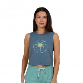 тениска,дамски,тениски,salty,crew,queen,palm,cropped,sleeveless,t,shirt,blue,(fin,blue)