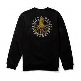 блуза,мъжки,пуловери,salty,crew,tentacles,sweatshirt,black