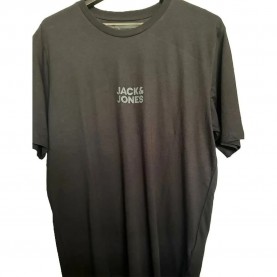 тениска,мъжки,тениски,jack,&,jones,12270873,negro,short,sleeve,t,shirt,black,(black)