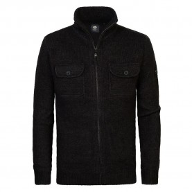 блуза,мъжки,пуловери,petrol,industries,m,3040,kwc218,full,zip,sweater,dark,black,(black)