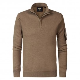 блуза,мъжки,пуловери,petrol,industries,m,3040,kwc248,sweater,oak,(brown)