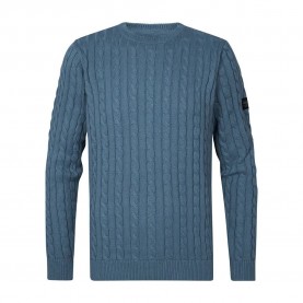 блуза,мъжки,пуловери,petrol,industries,m,3040,kwr100,sweater,blue
