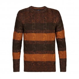 блуза,мъжки,пуловери,petrol,industries,m,3040,kwr242,sweater,brown