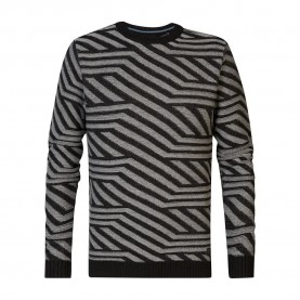 блуза,мъжки,пуловери,petrol,industries,m,3040,kwr277,sweater,black