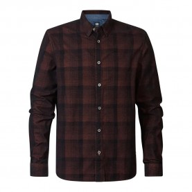 риза,с,дълъг,ръкав,мъжки,ризи,petrol,industries,m,3040,sil411,long,sleeve,shirt,brown