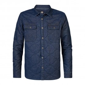 риза,с,дълъг,ръкав,мъжки,ризи,petrol,industries,m,3040,sil415,long,sleeve,shirt,dark,indigo,(blue)
