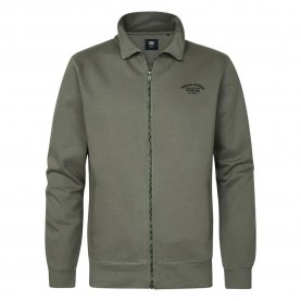 блуза,мъжки,пуловери,petrol,industries,m,3040,swc113,half,zip,sweatshirt,green